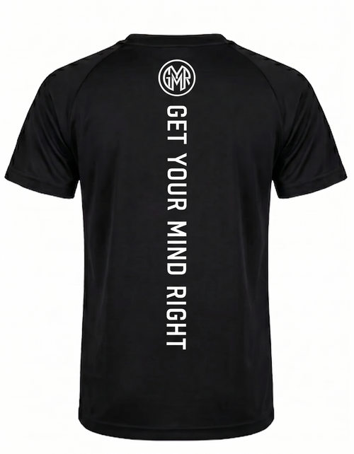 GYMR (Get Your Mind Right) Core Training T-Shirt – Black