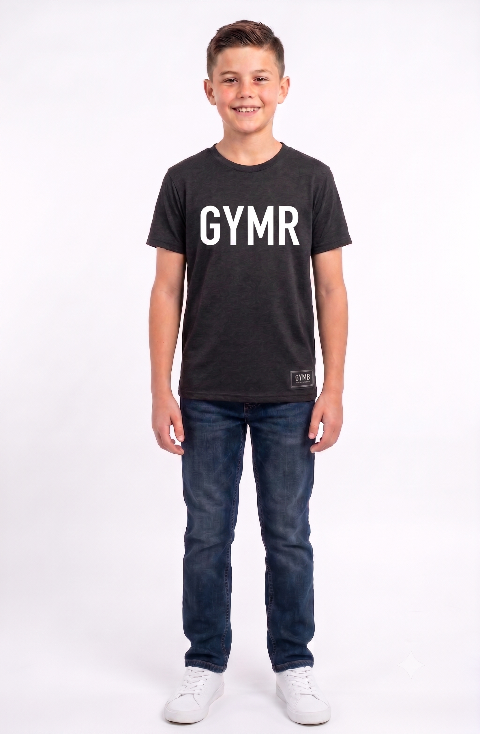 GYMR (Get Your Mind Right) Classic Tee (Youth Boy) – Black