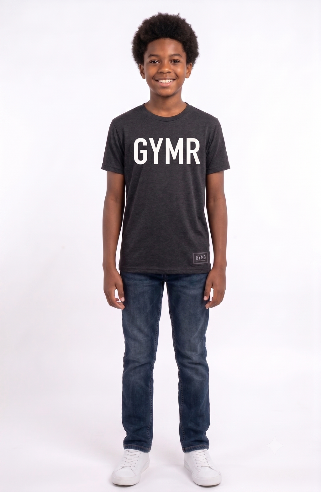 GYMR (Get Your Mind Right) Classic Tee (Youth Boy) – Black